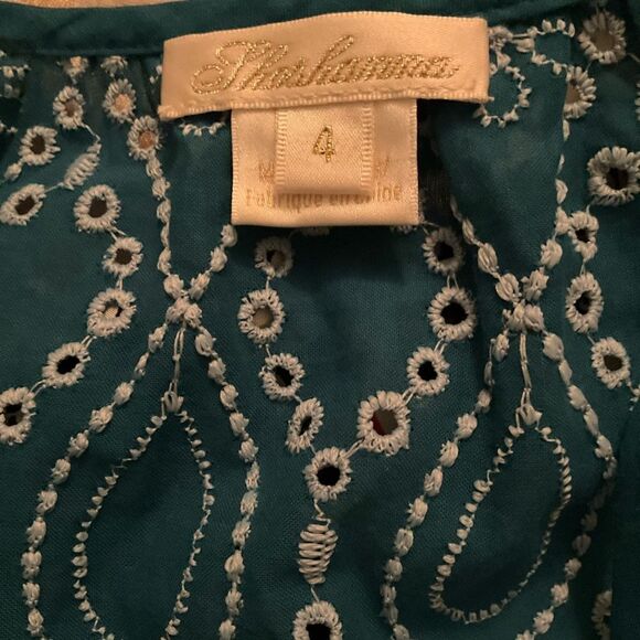 Shoshanna Zona Eyelet Midi Dress - Picture 12 of 13